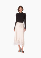 Cordelia Rib Knit Top Black