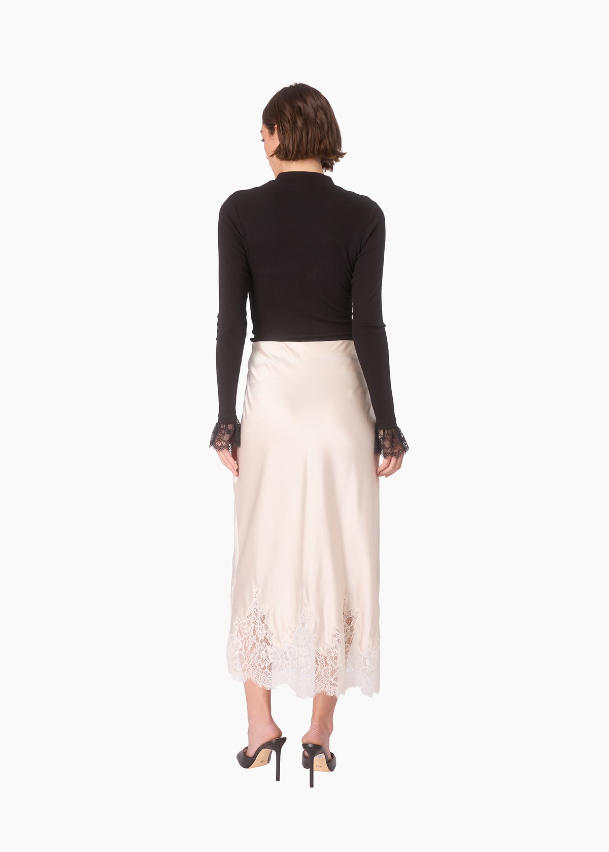 Cordelia Rib Knit Top Black