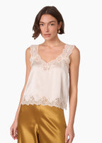 Tony Silk Camisole Oat