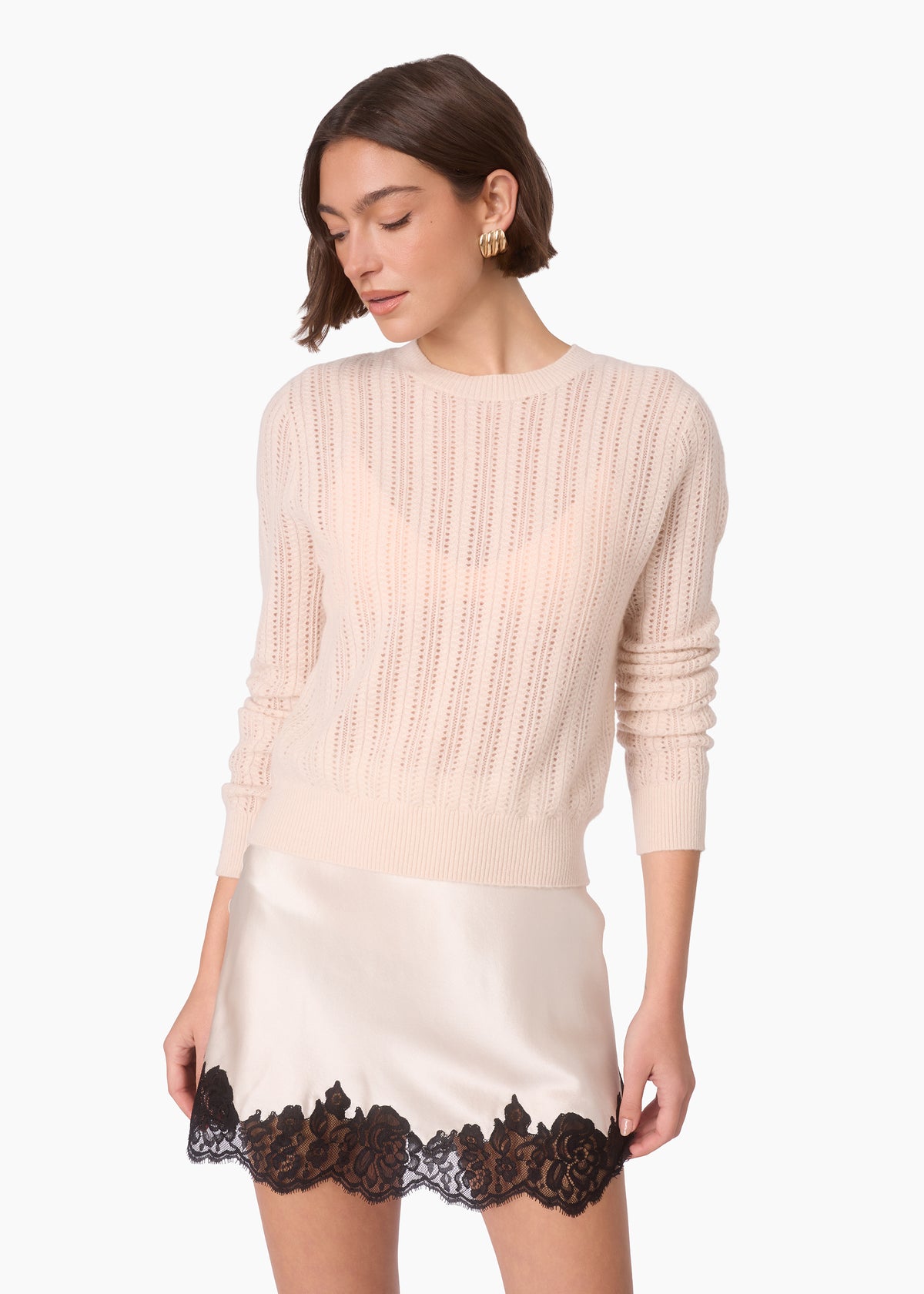 Garai Cashmere Crewneck Sweater Oat
