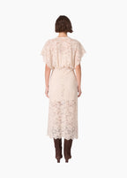 Avis Lace Maxi Dress Oat