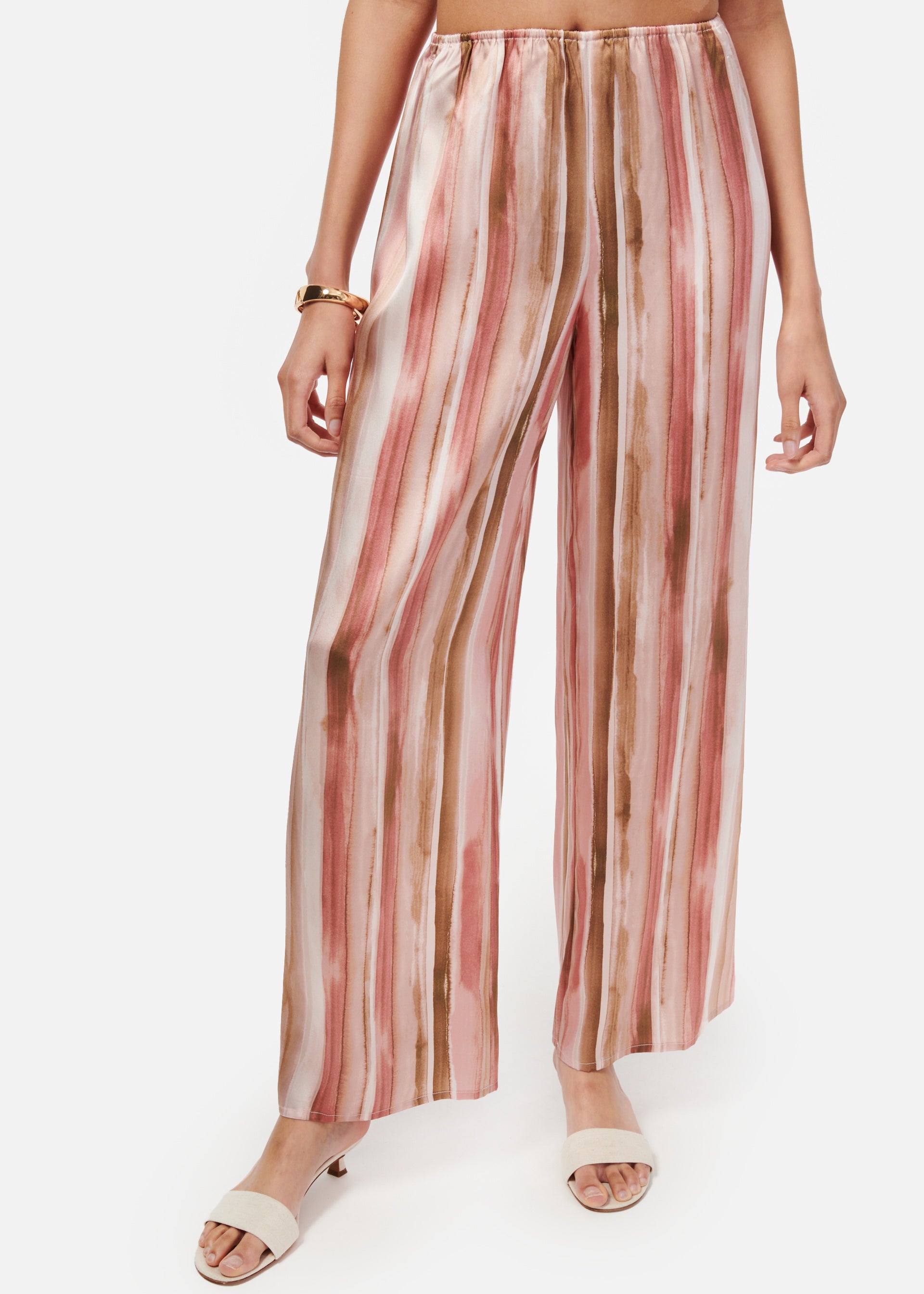 Quincey Pant Painterly Stripe