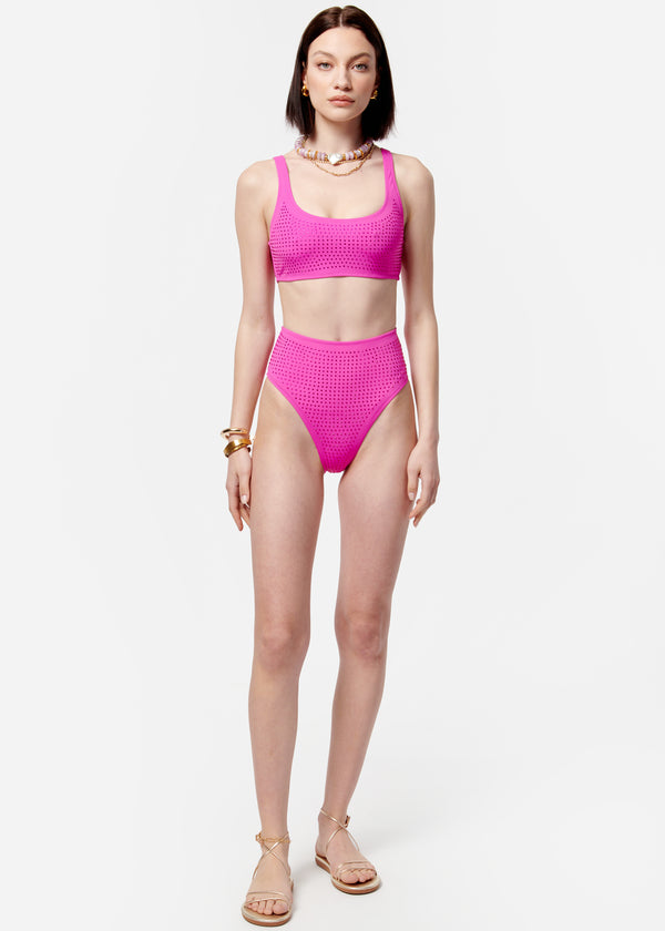 Crystal Bikini Bottom Petunia