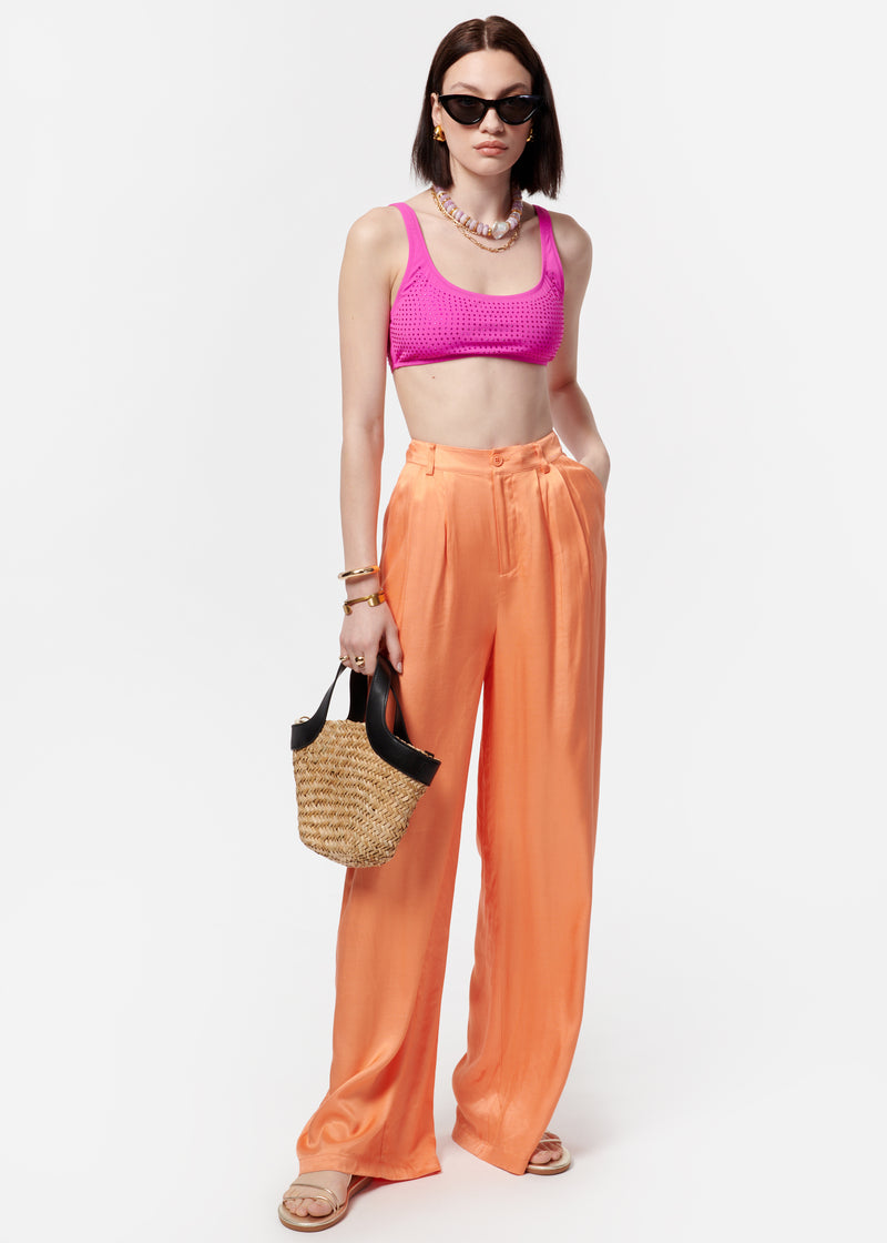 Crystal Bikini Top Petunia