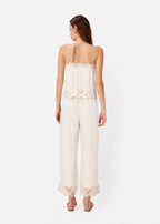 Gilda Silk Pant Bone