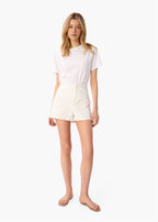 Mihal Bull Denim Short White