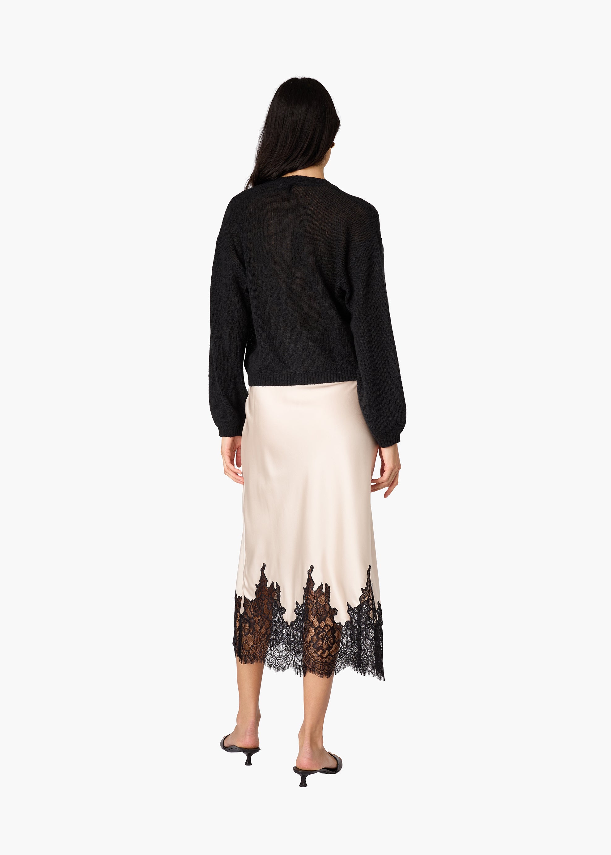 Vivienne Skirt Oat/Black