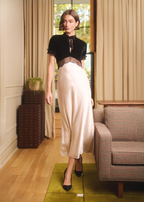 Tomlynn Silk Midi Dress Oat