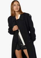 Yennifer Trench Coat Black
