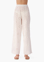 Tiago Mid Rise Cotton Pant Macadamia