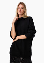 Catherine Cashmere Blend Sweater Black