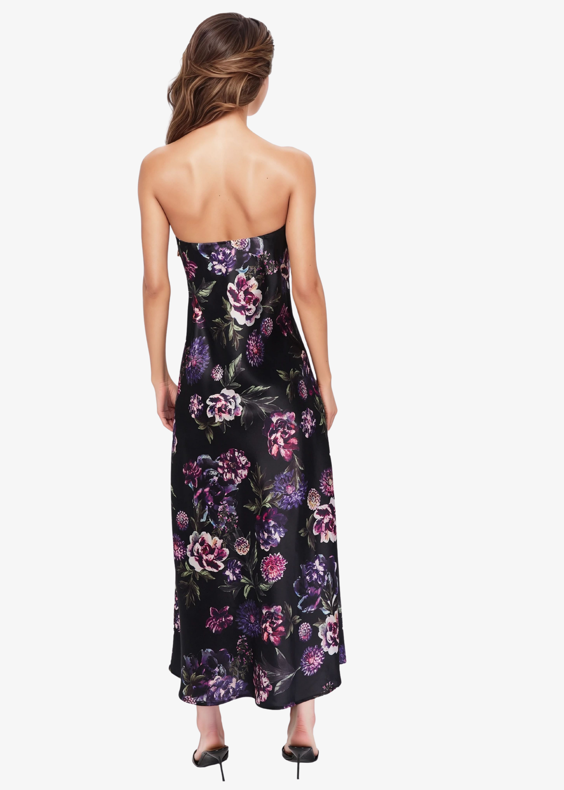Noelle Strapless Dress Dark &amp; Stormy