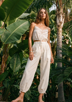 Tessie Trouser Style Balloon Pant Macadamia