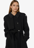 Yennifer Trench Coat Black