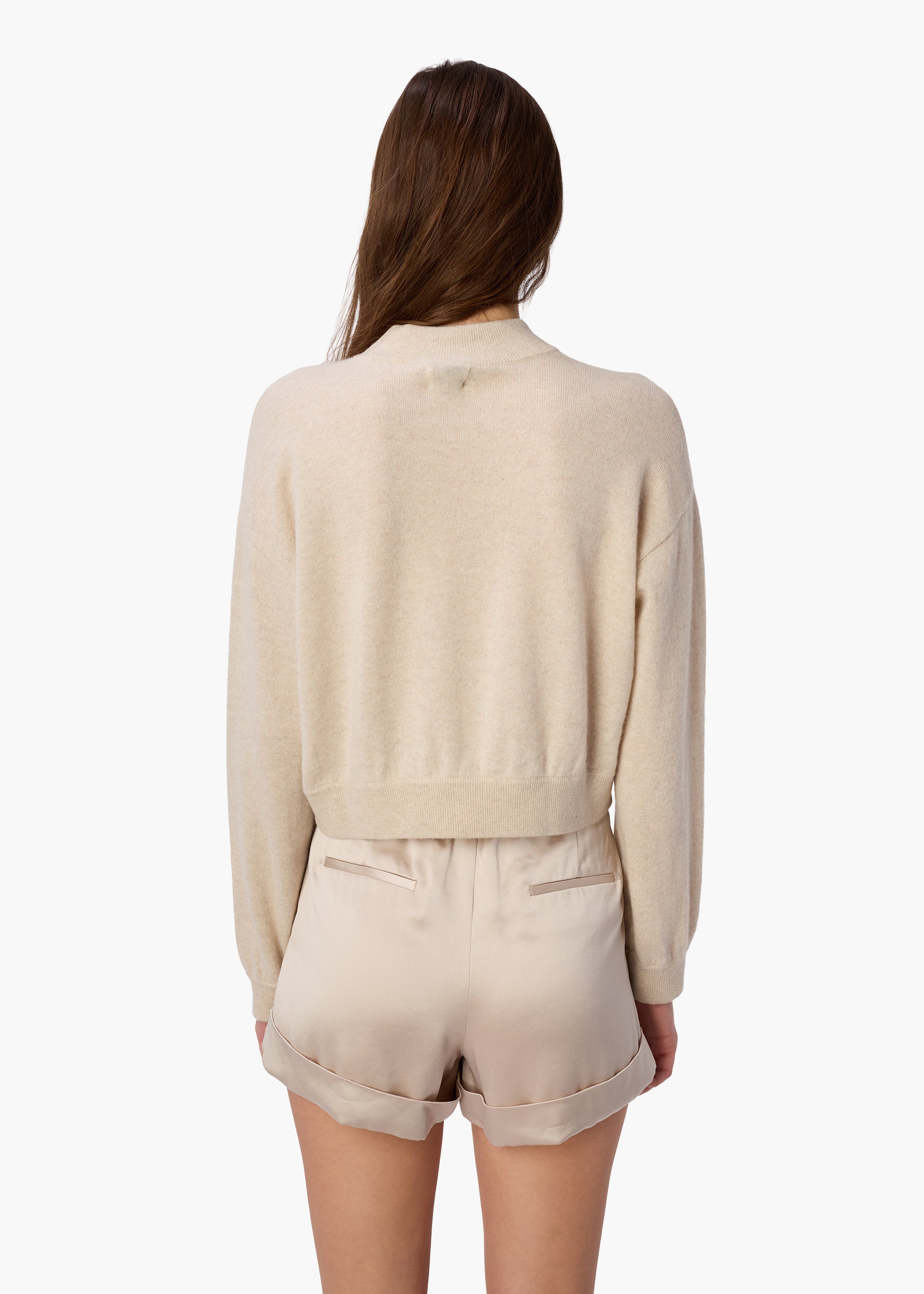 Marcela Cashmere Cardigan Bone