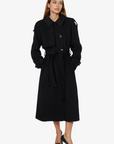 Yennifer Trench Coat Black