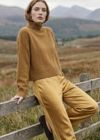 Catherine Cashmere Cropped Sweater Goldrush
