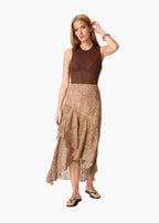 Yazmeena Chiffon Skirt Leo