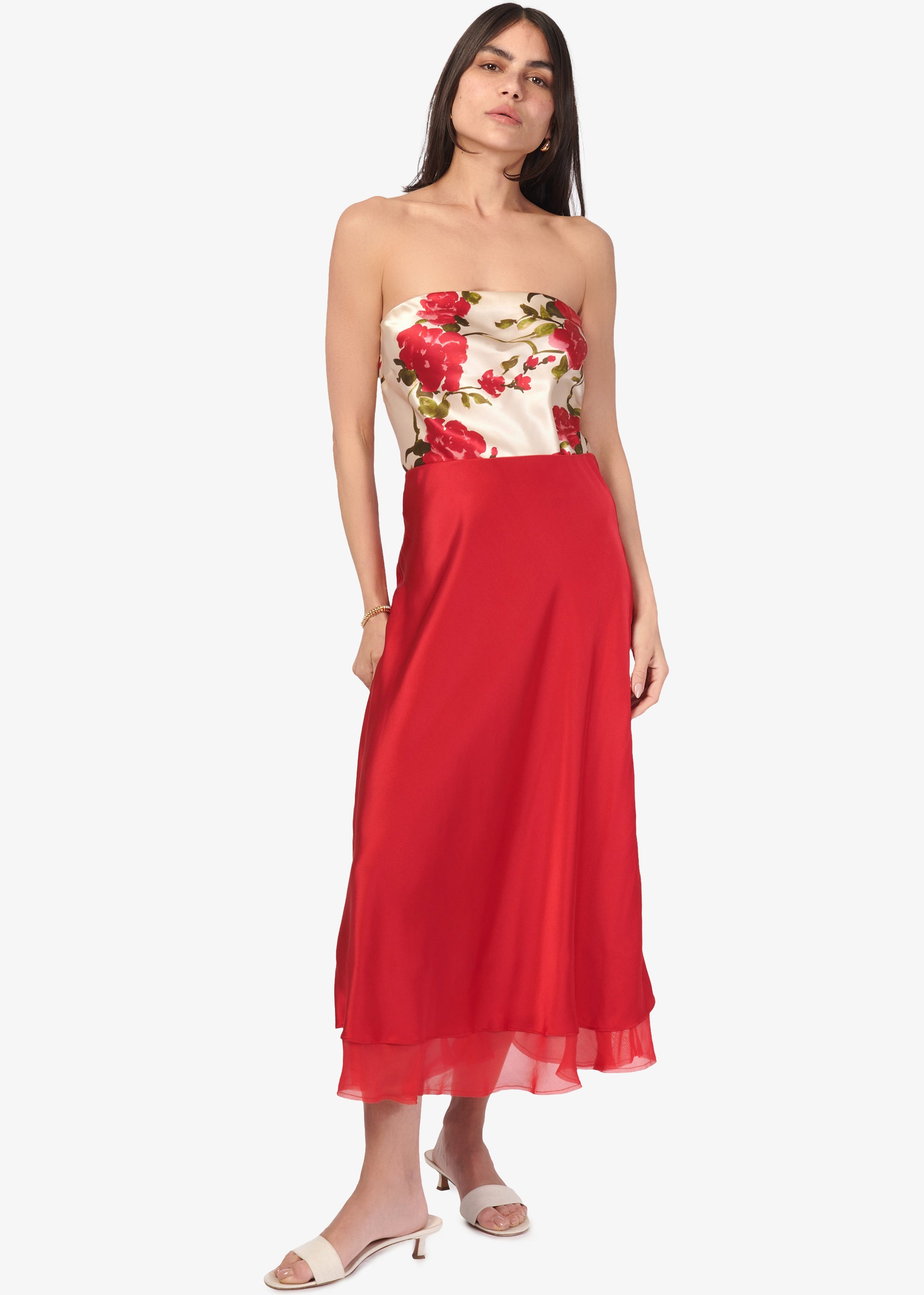 Genoa Skirt Cardinal