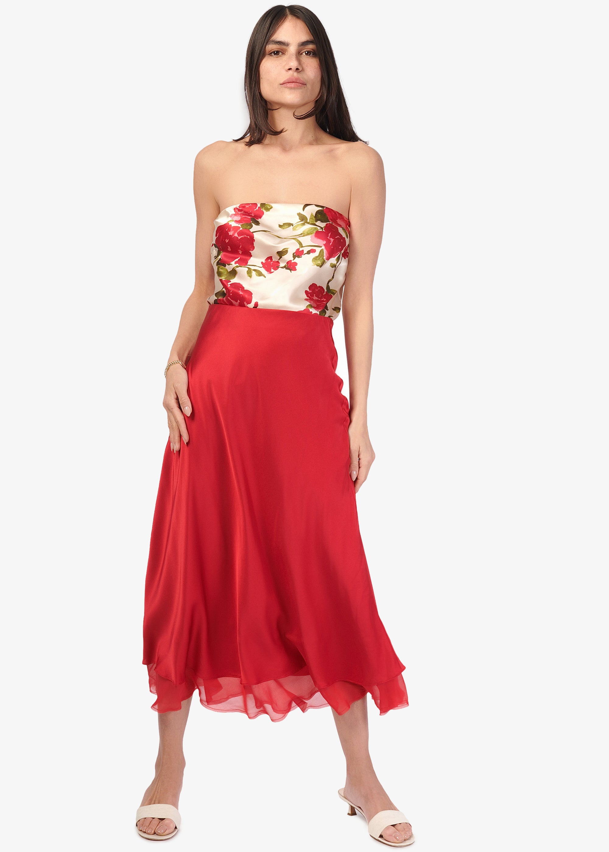 Genoa Skirt Cardinal