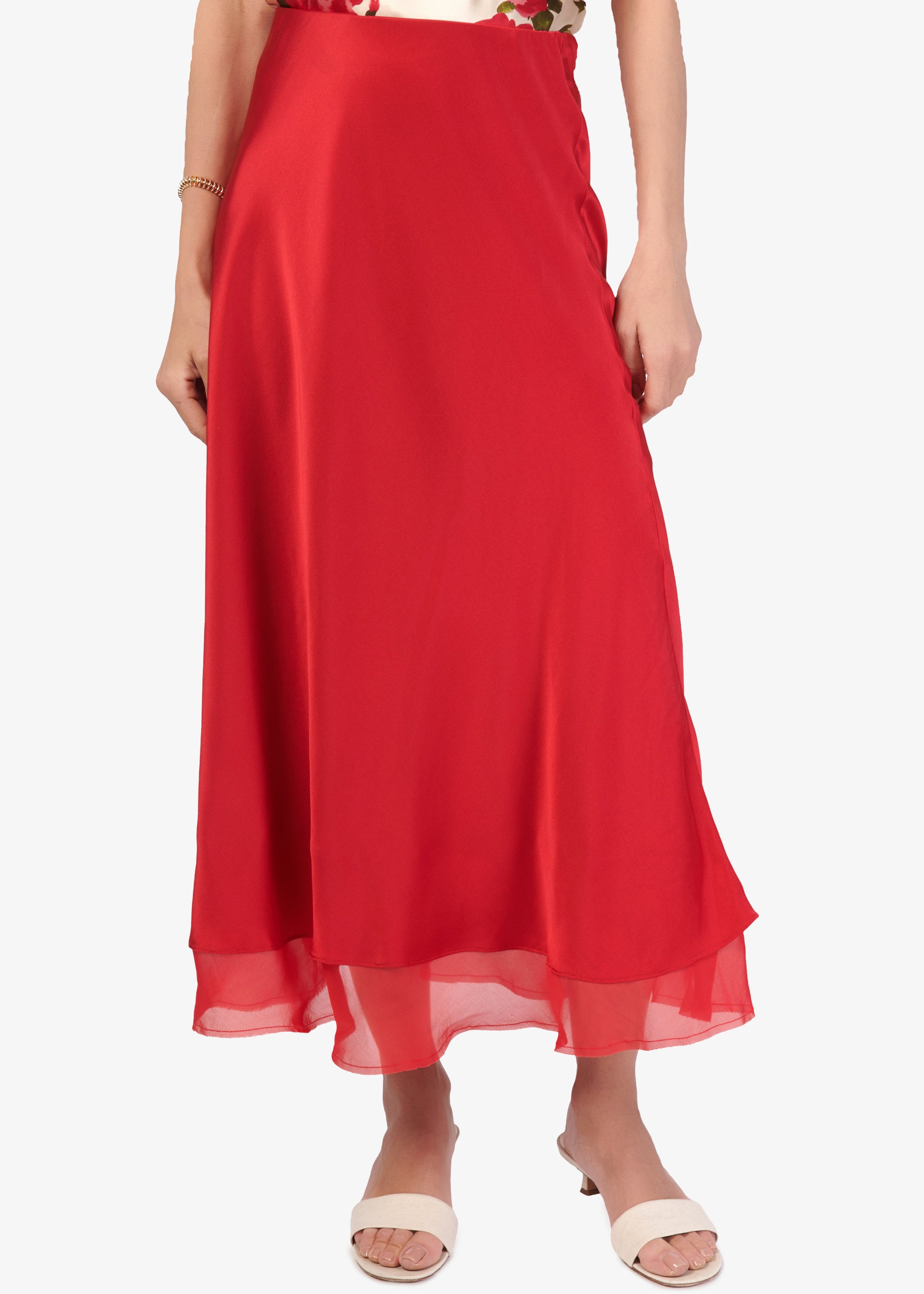 Genoa Skirt Cardinal – CAMI NYC