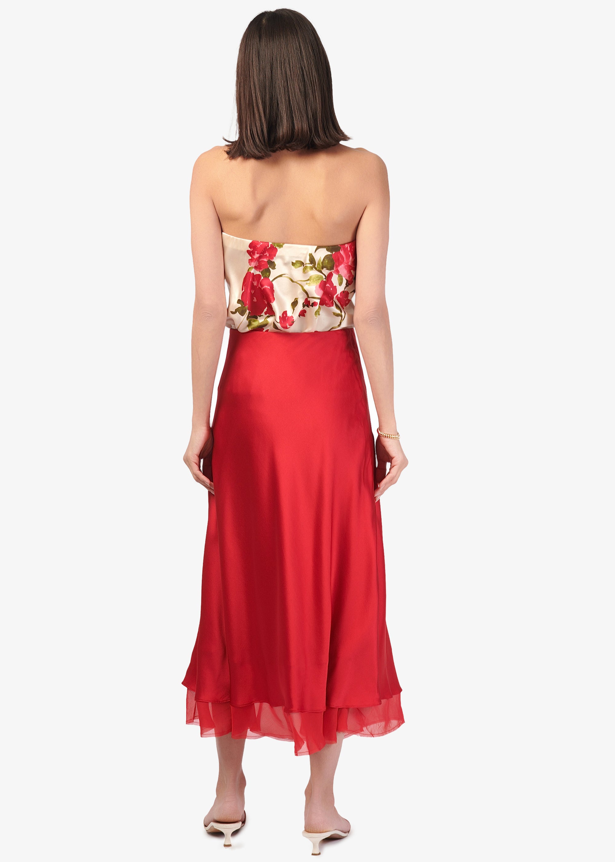 Genoa Skirt Cardinal