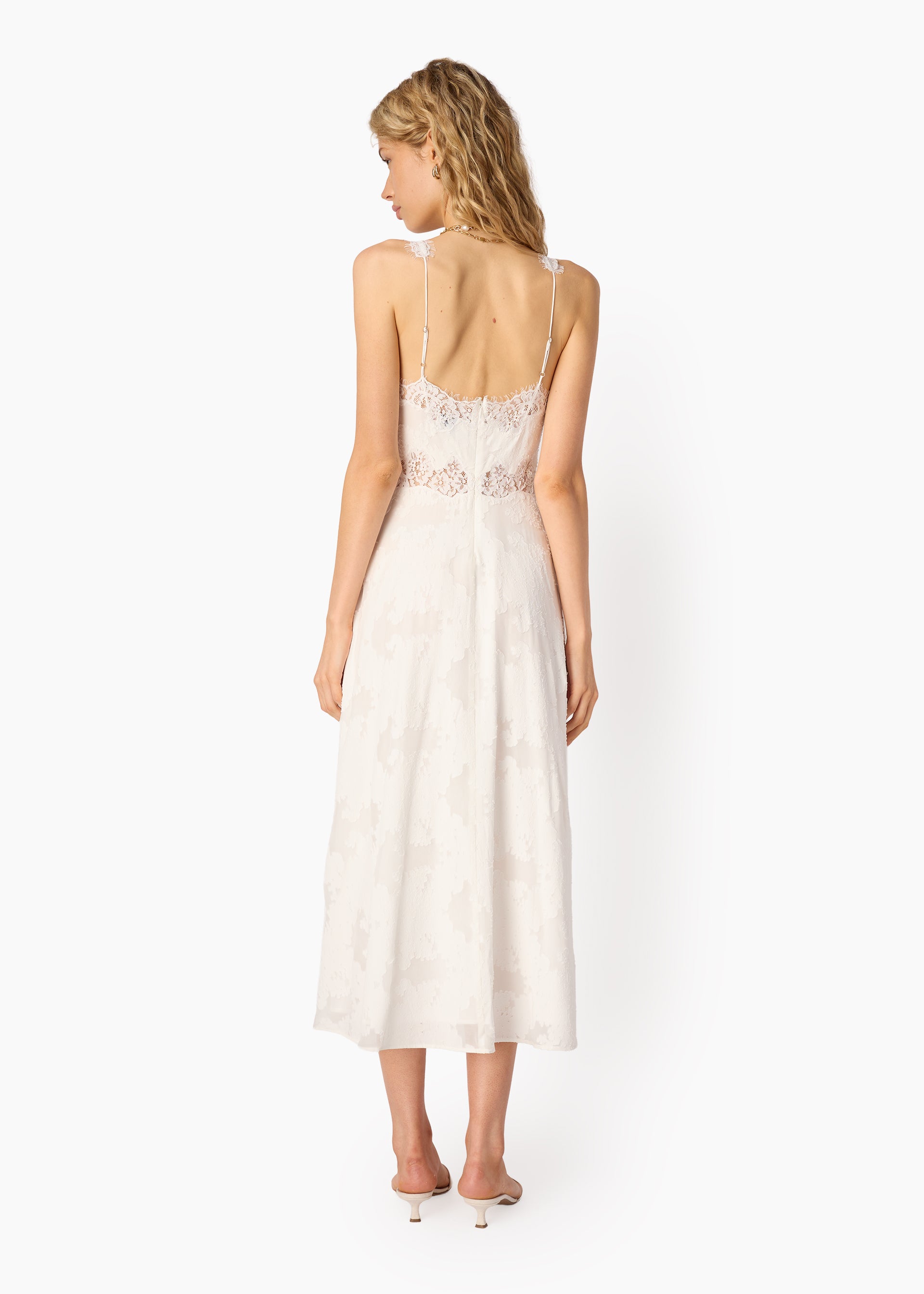 Larysa Midi Dress Macadamia Larysa Midi Dress Macadamia