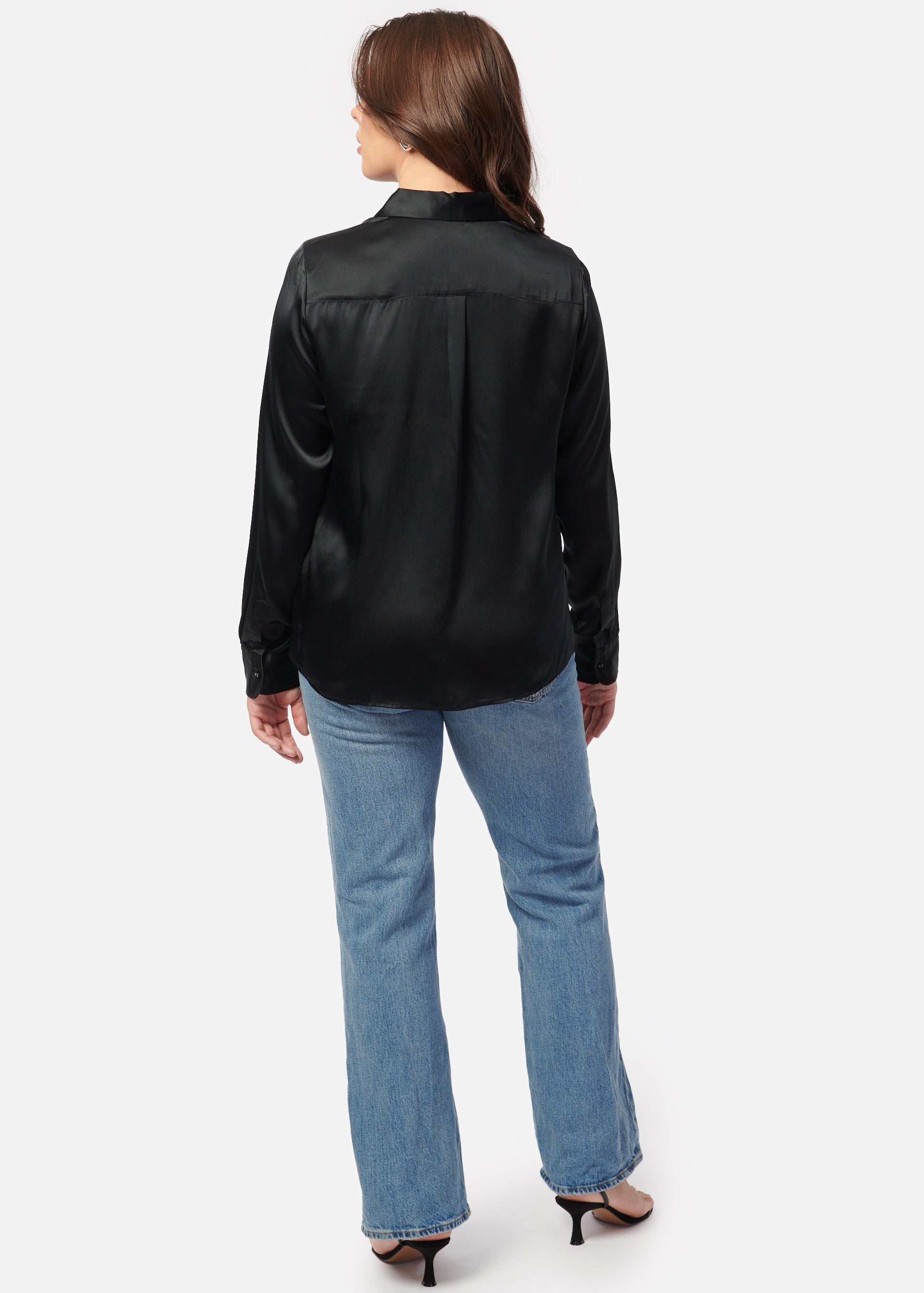 Crosby Silk Blouse Black