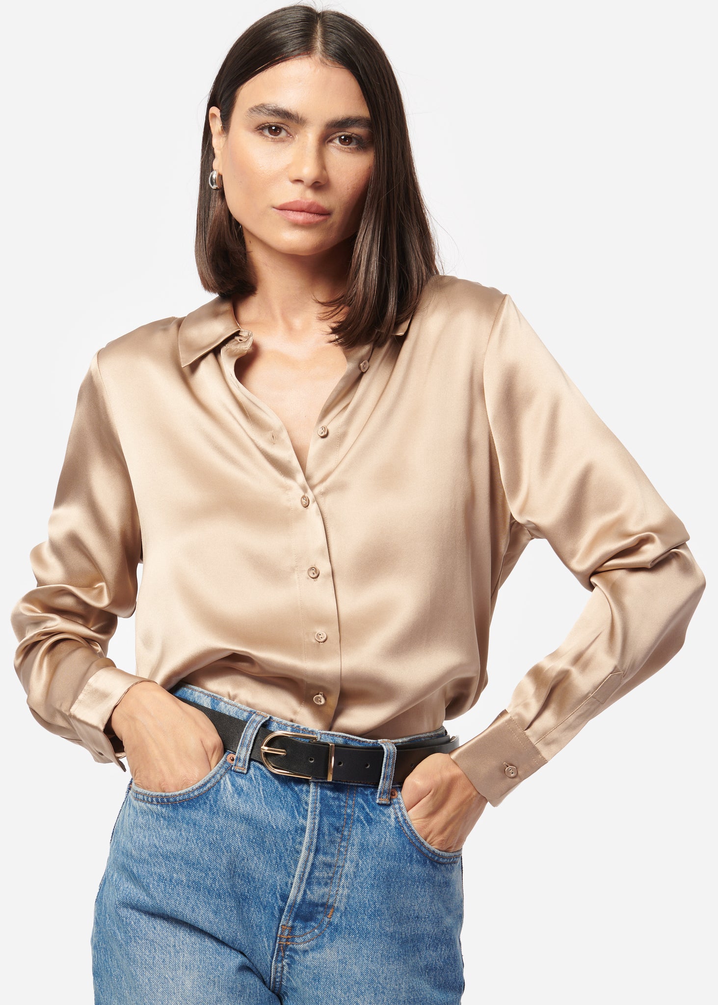 Crosby Blouse Champagne