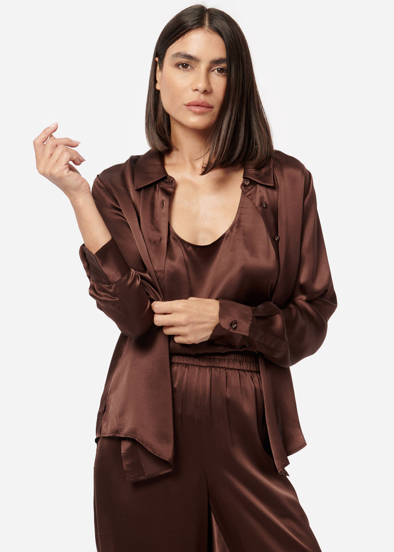 Crosby Blouse Chocolate