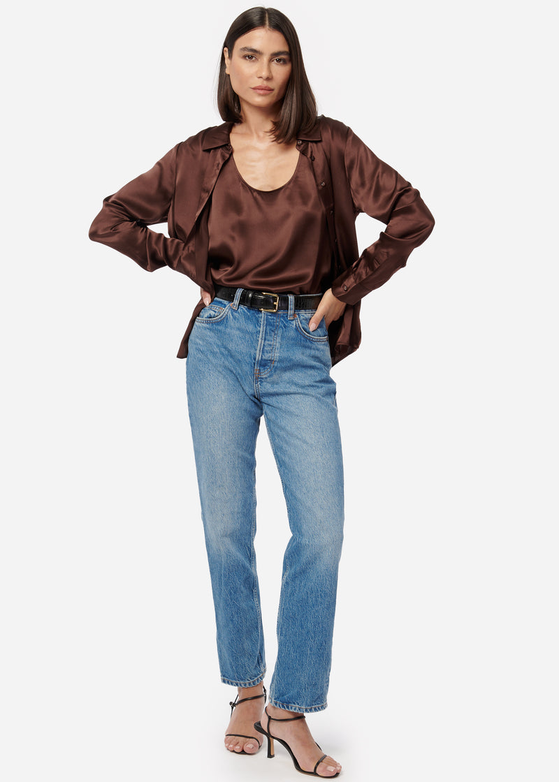 Crosby Blouse Chocolate