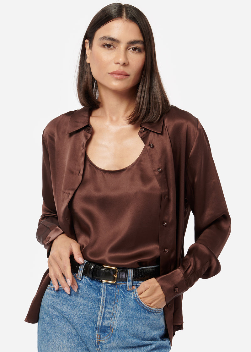 Crosby Blouse Chocolate