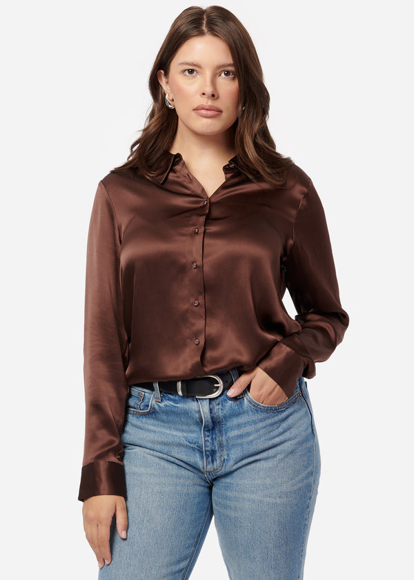Crosby Blouse Chocolate