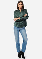 Crosby Silk Blouse Hunter