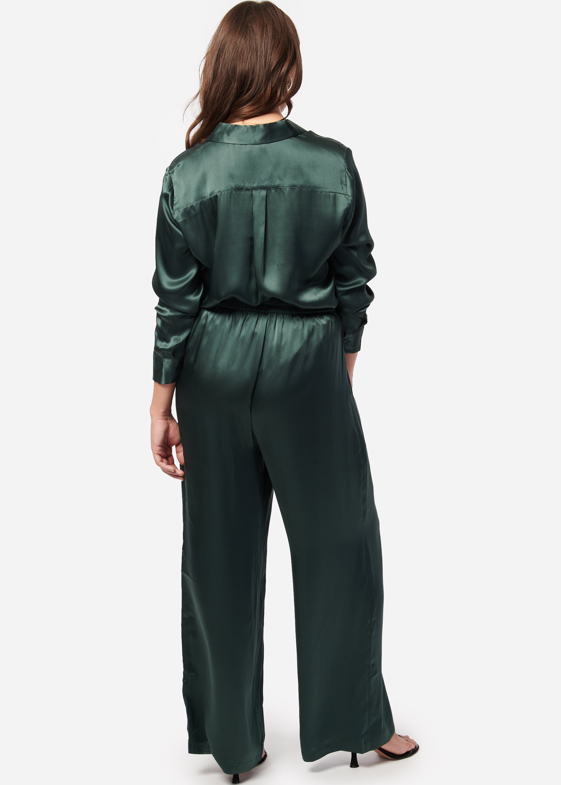 Crosby Silk Blouse Hunter