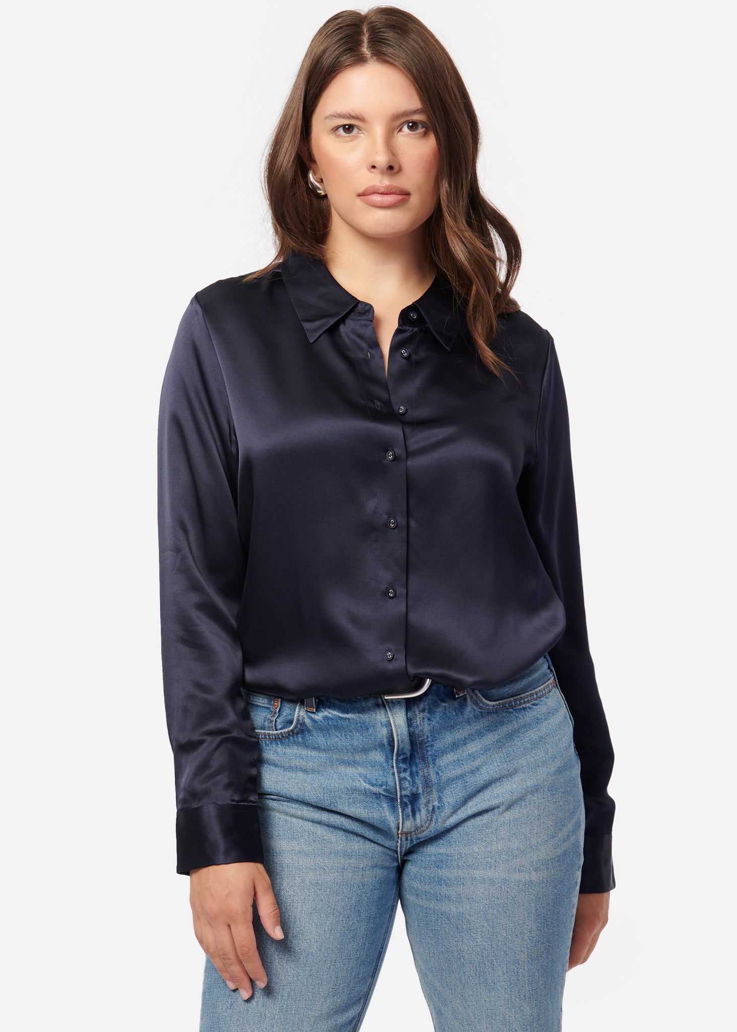 Crosby Blouse Navy
