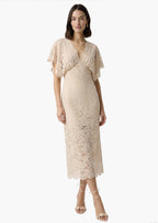Avis Lace Maxi Dress Oat