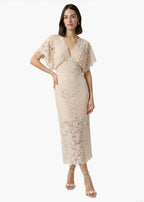 Avis Lace Maxi Dress Oat
