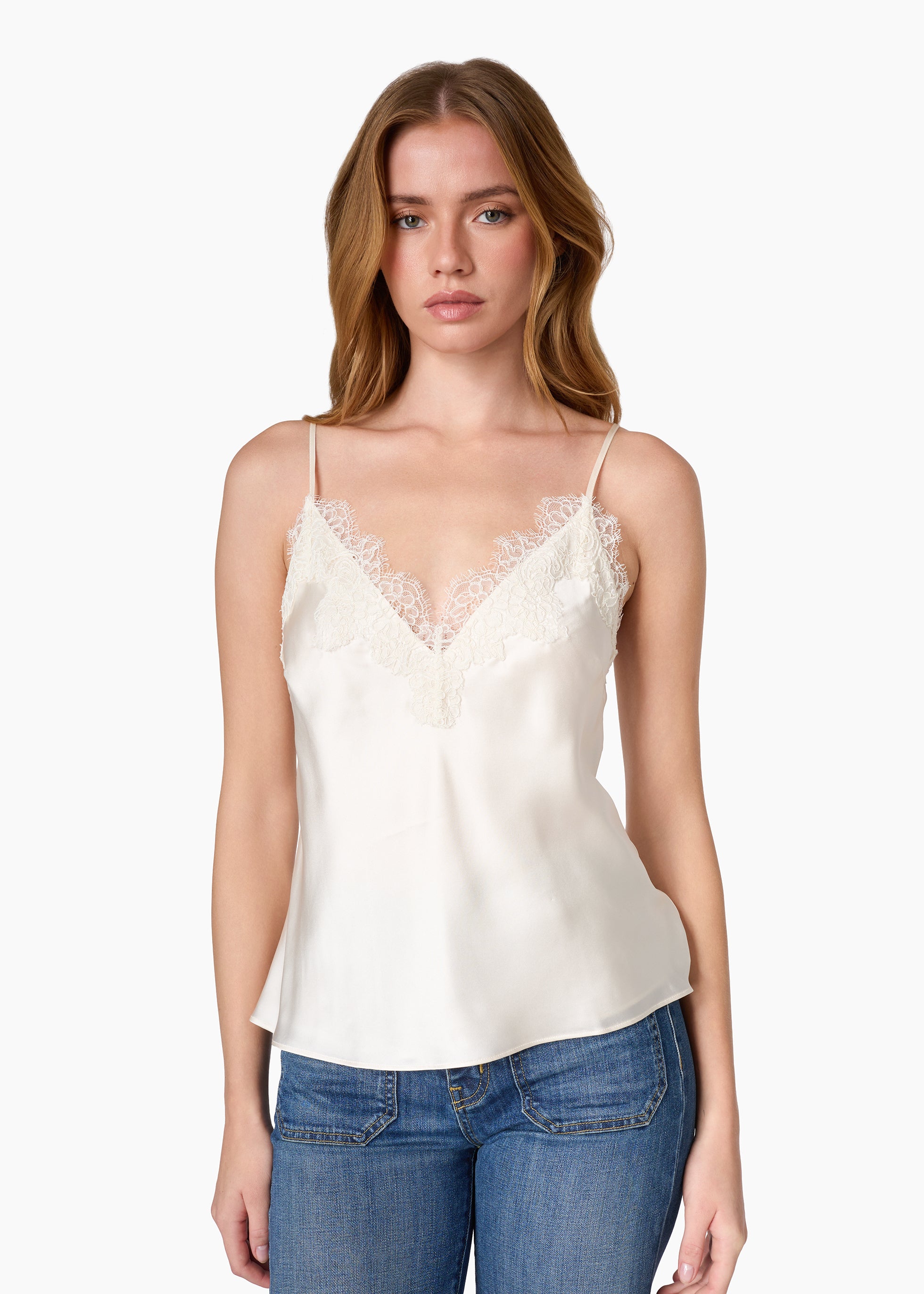 Annika Silk Camisole Macadamia – CAMI NYC