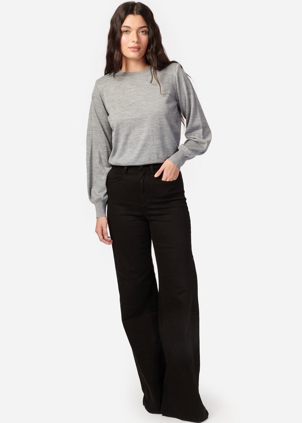 Gama Sweater Silver Metallic
