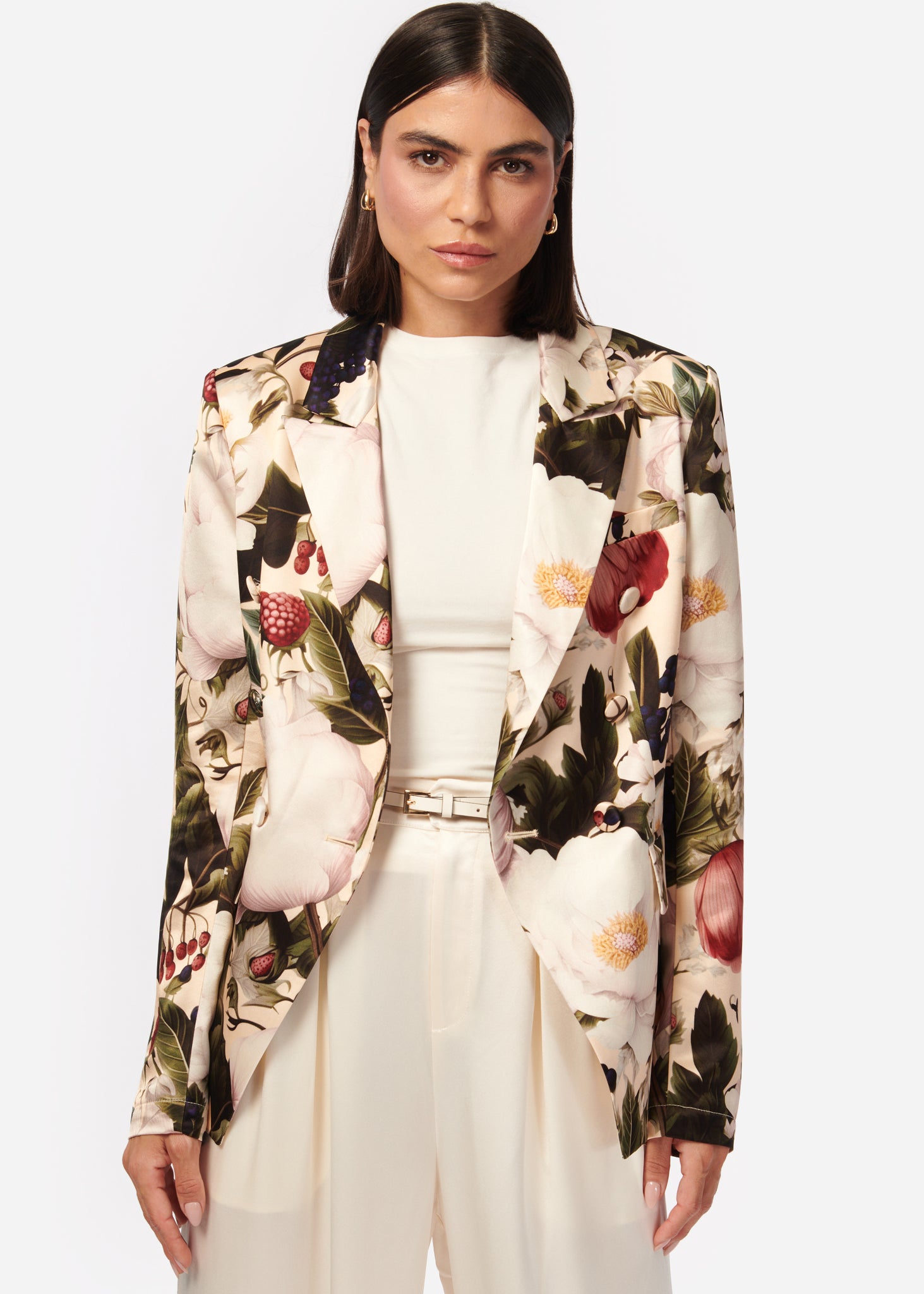Zana Double Breasted Blazer English Garden