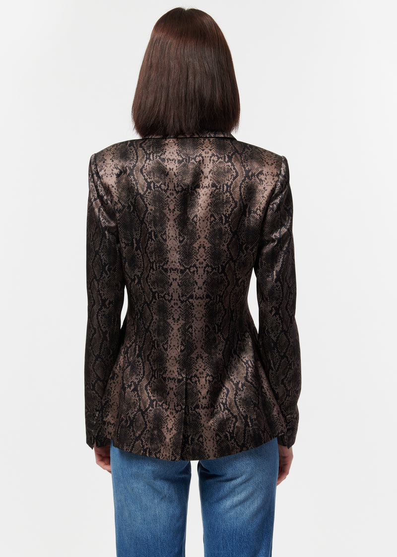 Zana Blazer Gray Snake