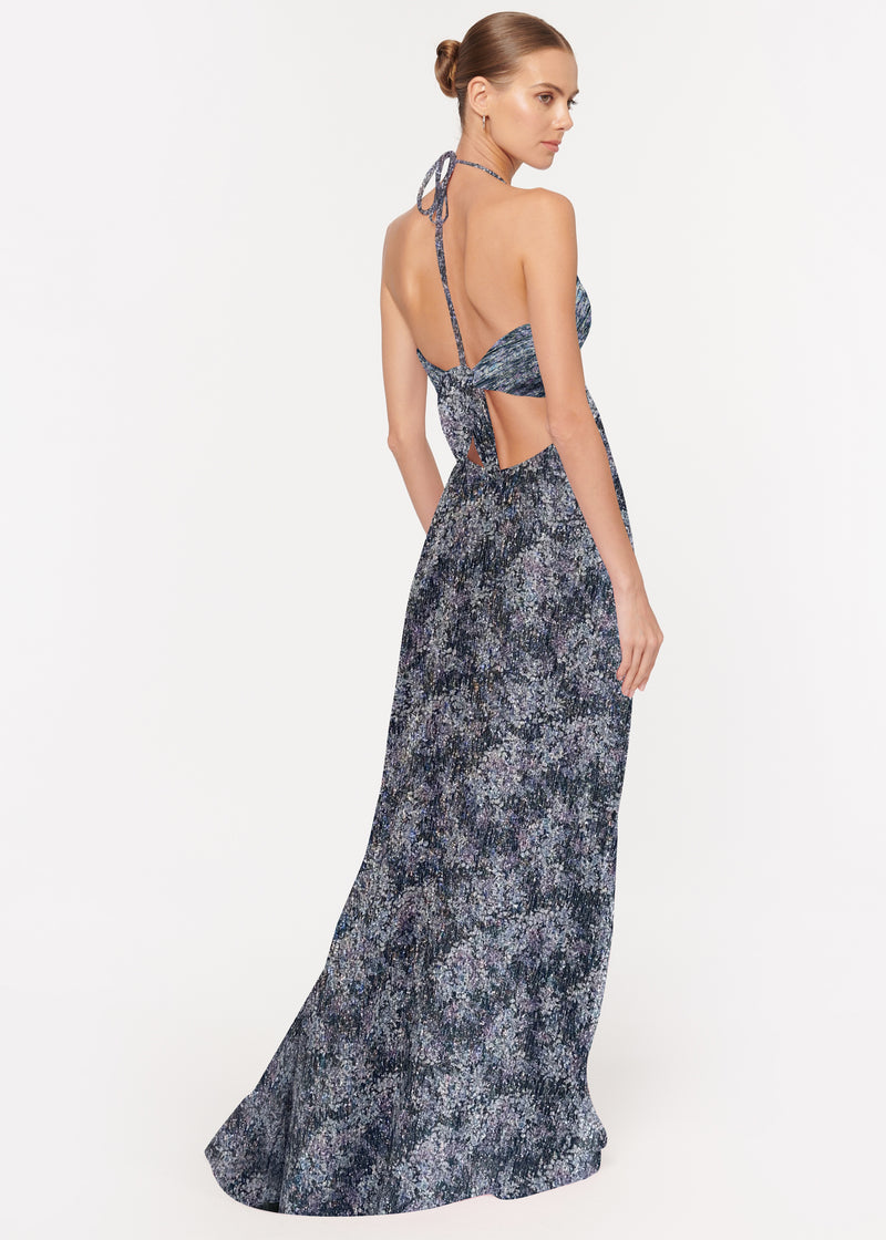 Fleur Dress Navy Primavera