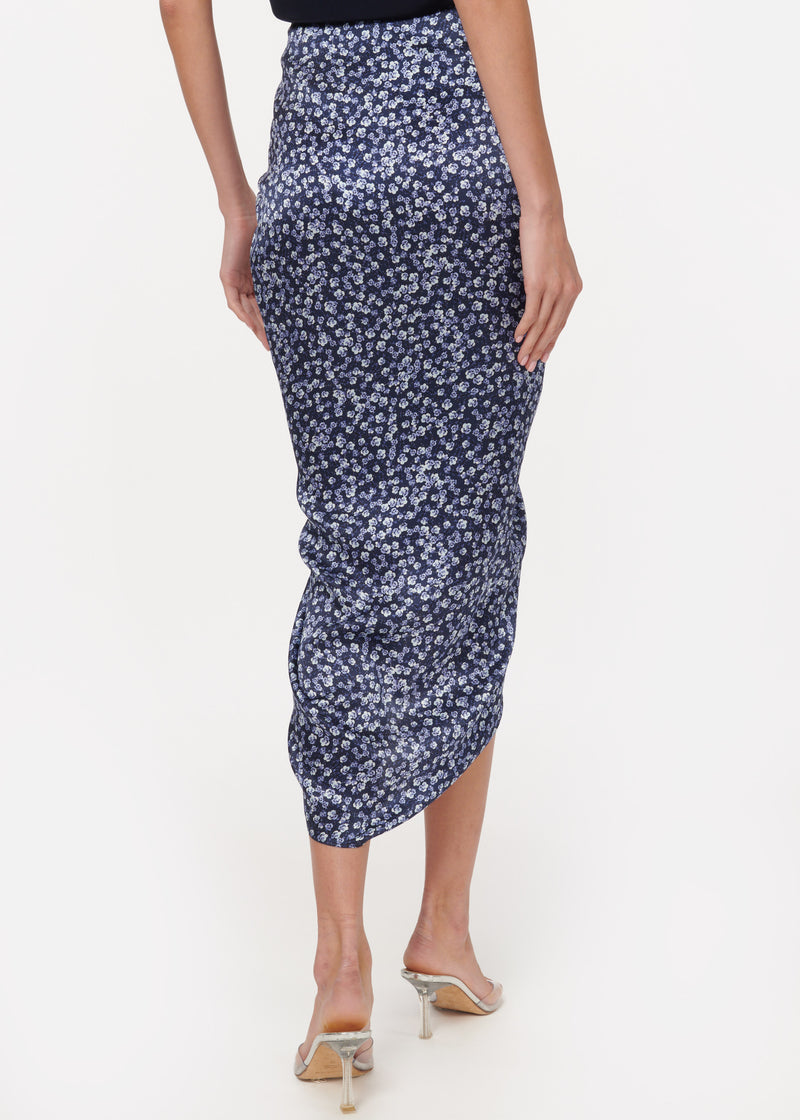 Amanda Skirt Blue Pansy
