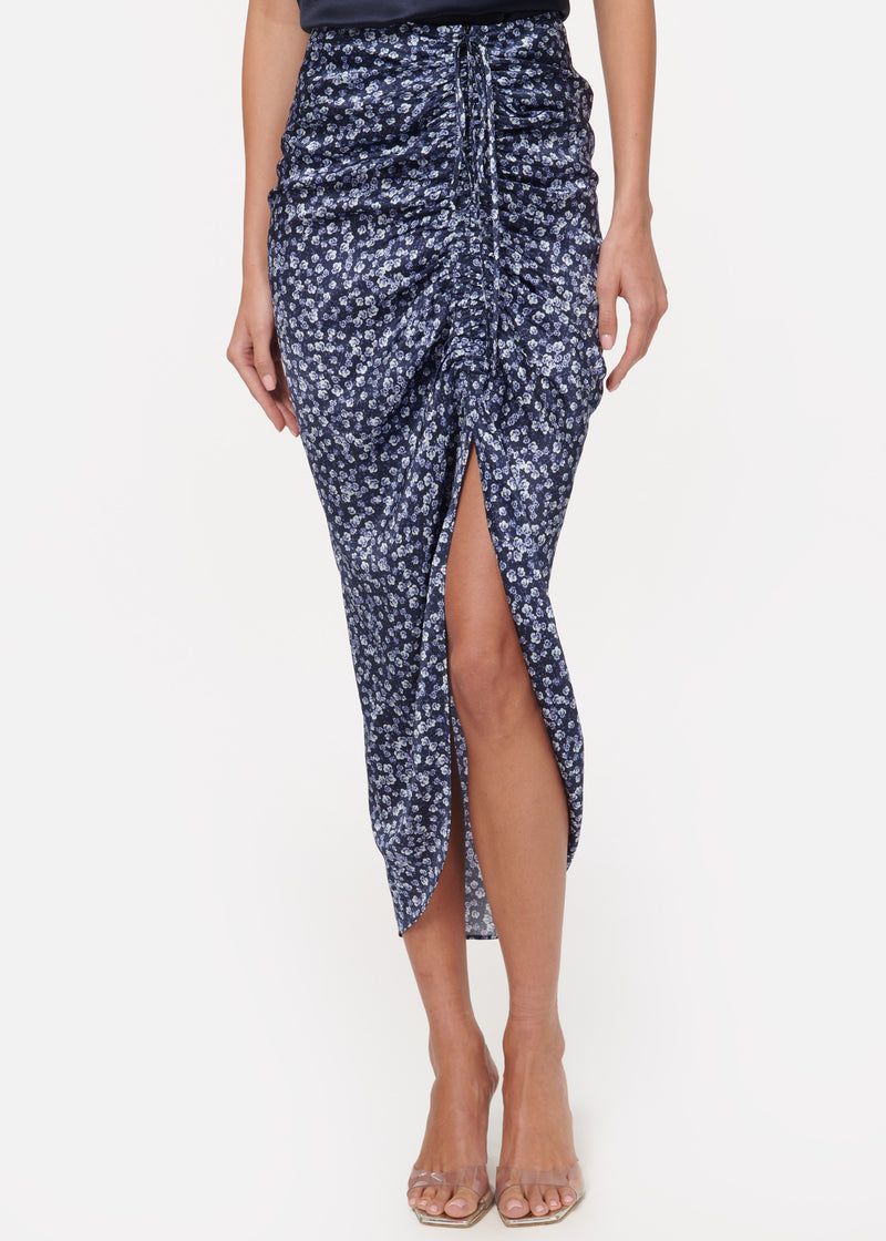 Amanda Skirt Blue Pansy