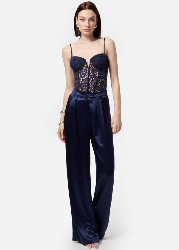 Anne Corded Lace Bodysuit Storm