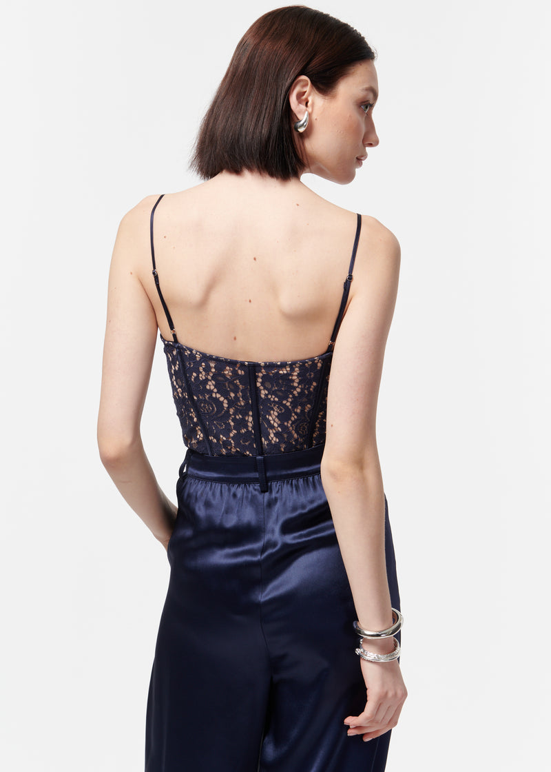 Anne Corded Lace Bodysuit Storm