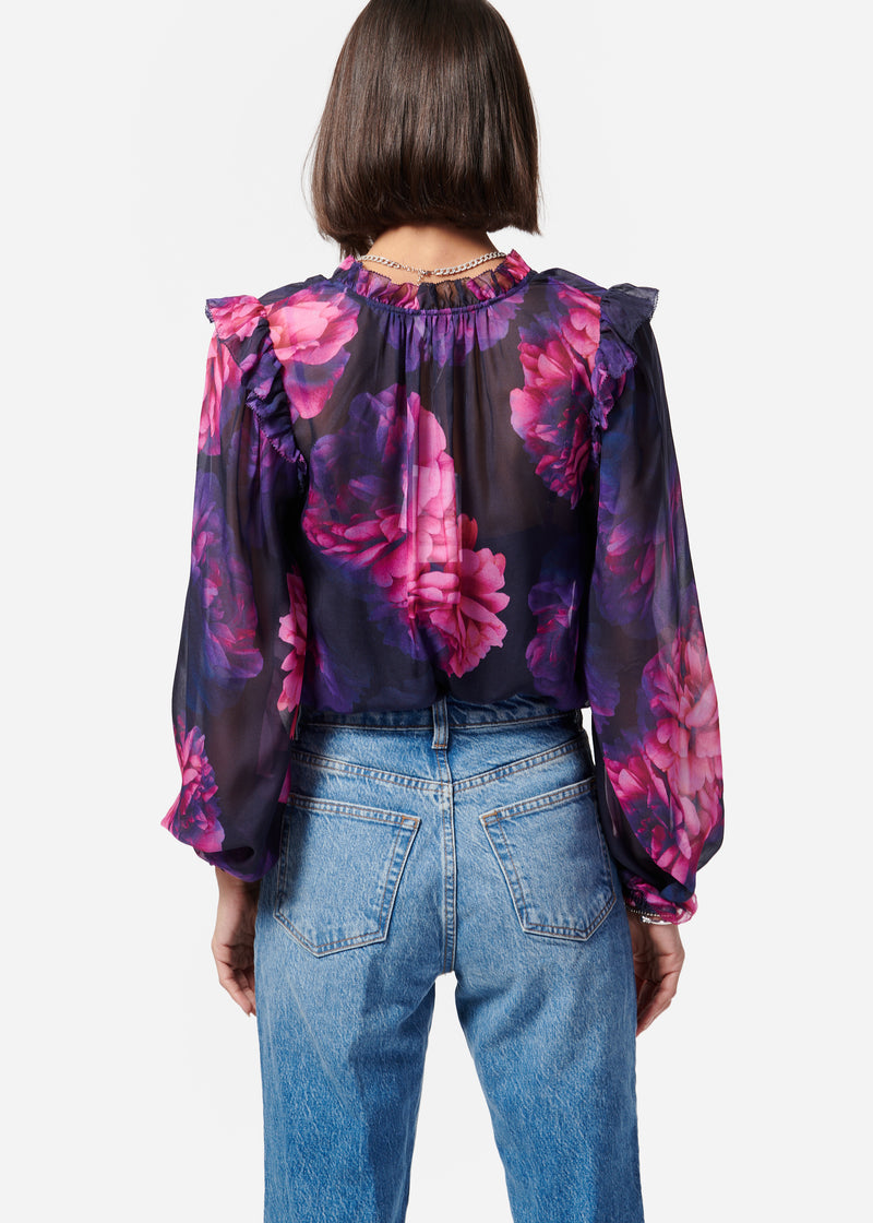Sandy Blouse Electric Floral