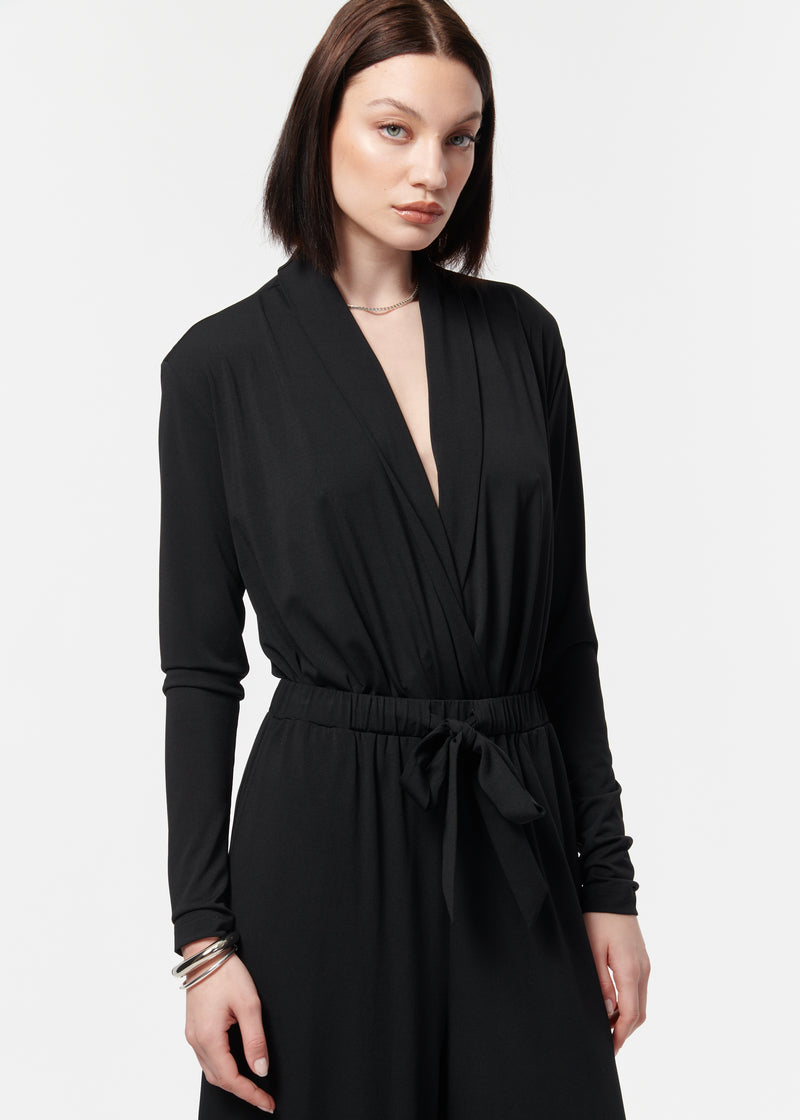 Cindy Jersey Bodysuit Black