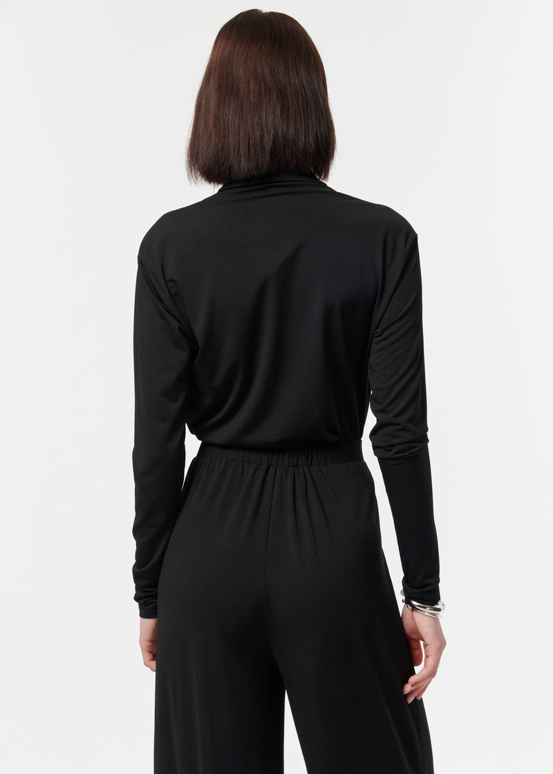 Cindy Jersey Bodysuit Black
